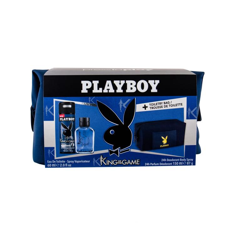 Playboy King of the Game For Him Darilni set toaletní voda 60 ml + deodorant 150 ml + kosmetická taška