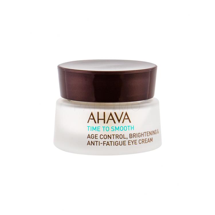 AHAVA Time To Smooth Age Control, Brightening &amp; Anti-Fatigue Eye Cream Krema za okoli oči za ženske 15 ml