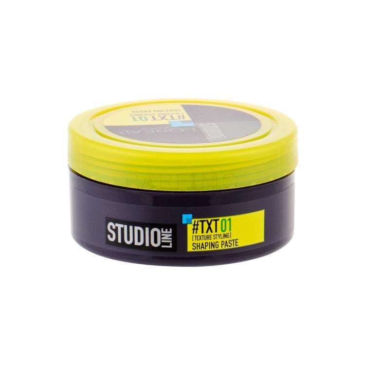 L&#039;Oréal Paris Studio Line TXT 01 Shaping Paste Vosek za lase za moške 75 ml