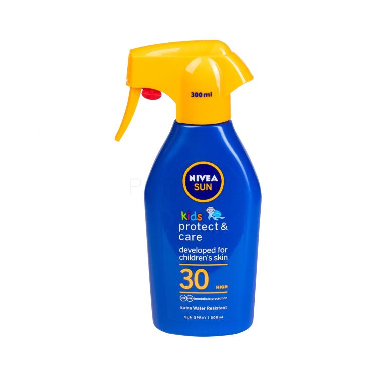 Nivea Sun Kids Protect &amp; Care Sun Spray SPF30 Zaščita pred soncem za telo za otroke 300 ml