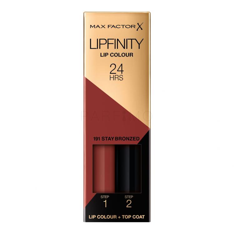 Max Factor Lipfinity 24HRS Lip Colour Šminka za ženske 4,2 g Odtenek 191 Stay Bronzed