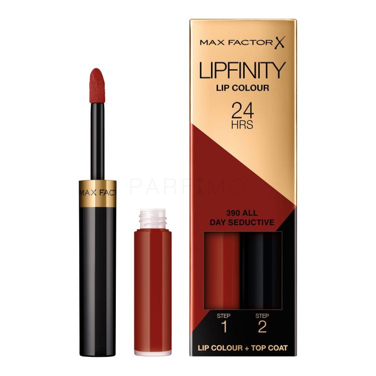 Max Factor Lipfinity 24HRS Lip Colour Šminka za ženske 4,2 g Odtenek 390 All Day Seductive