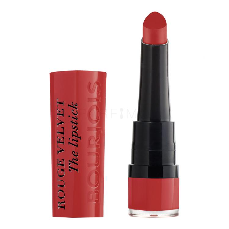 BOURJOIS Paris Rouge Velvet The Lipstick Šminka za ženske 2,4 g Odtenek 05 Brique-A-Brac