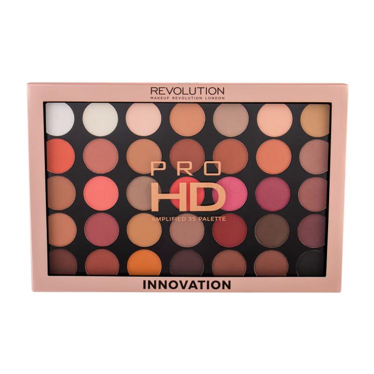 Makeup Revolution London Pro HD Palette Amplified 35 Senčilo za oči za ženske 29,995 g Odtenek Innovation