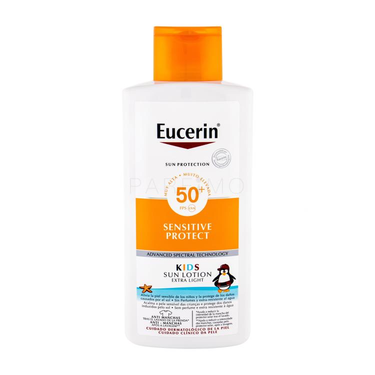 Eucerin Sun Kids Sensitive Protect Sun Lotion SPF50+ Zaščita pred soncem za telo za otroke 400 ml