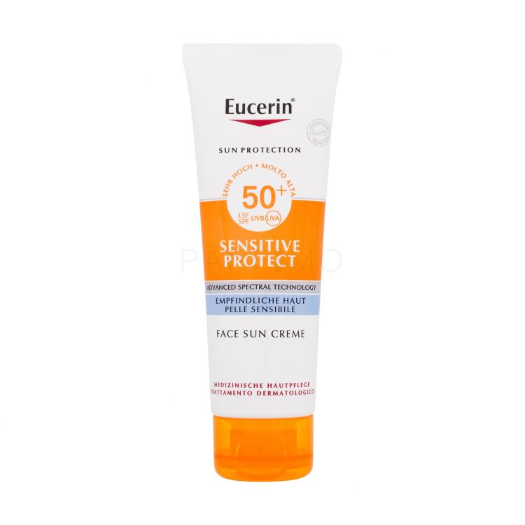 Eucerin Sun Sensitive Protect Face Sun Creme SPF50+ Zaščita pred soncem za obraz 50 ml