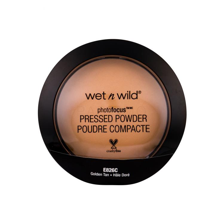 Wet n Wild Photo Focus Puder v prahu za ženske 7,5 g Odtenek Golden Tan