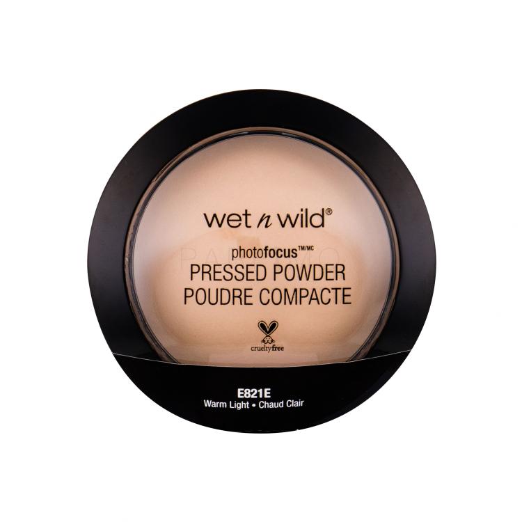 Wet n Wild Photo Focus Puder v prahu za ženske 7,5 g Odtenek Warm Light