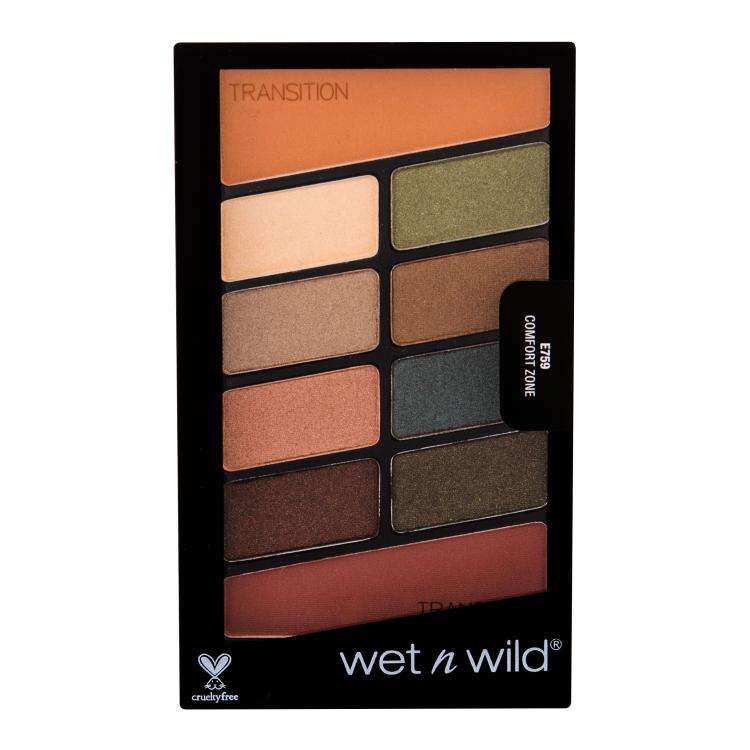 Wet n Wild Color Icon 10 Pan Senčilo za oči za ženske 8,5 g Odtenek Comfort Zone