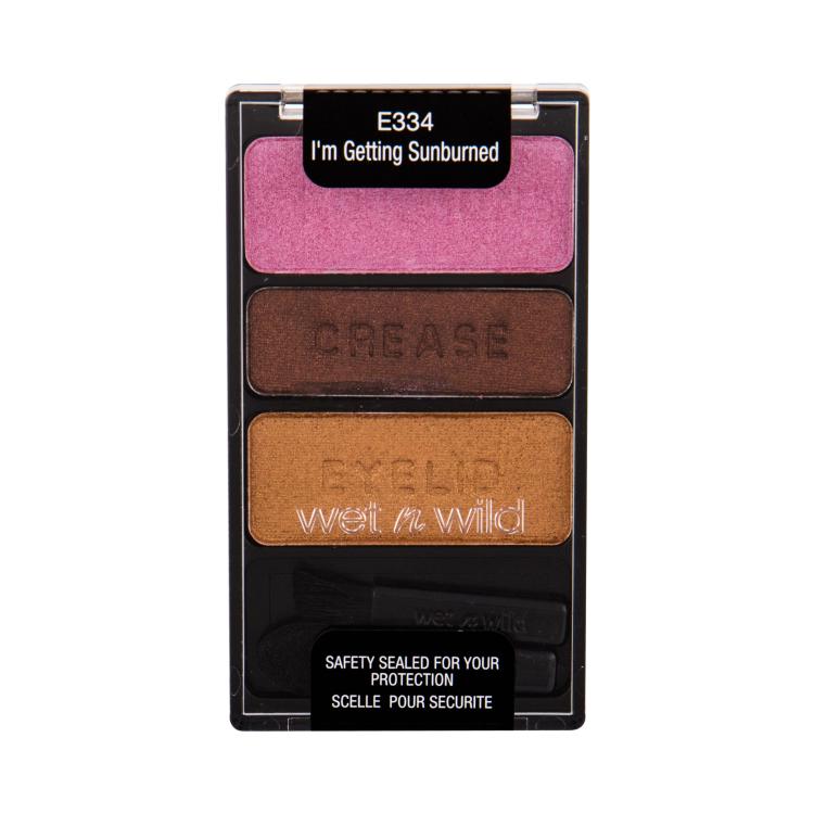 Wet n Wild Color Icon Trio Senčilo za oči za ženske 3,5 g Odtenek I´m Getting Sunburned