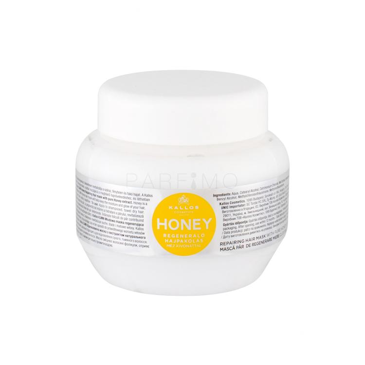 Kallos Cosmetics Honey Maska za lase za ženske 275 ml