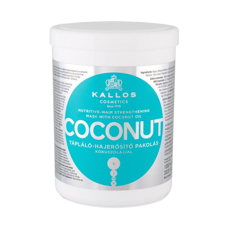 Kallos Cosmetics Coconut Maska za lase za ženske 1000 ml