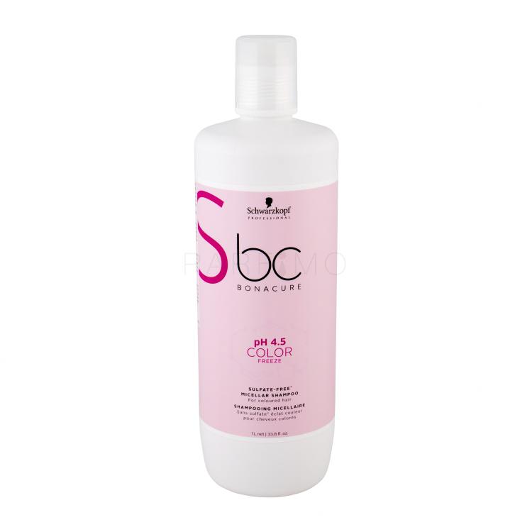 Schwarzkopf Professional BC Bonacure pH 4.5 Color Freeze Sulfate-Free Micellar Šampon za ženske 1000 ml