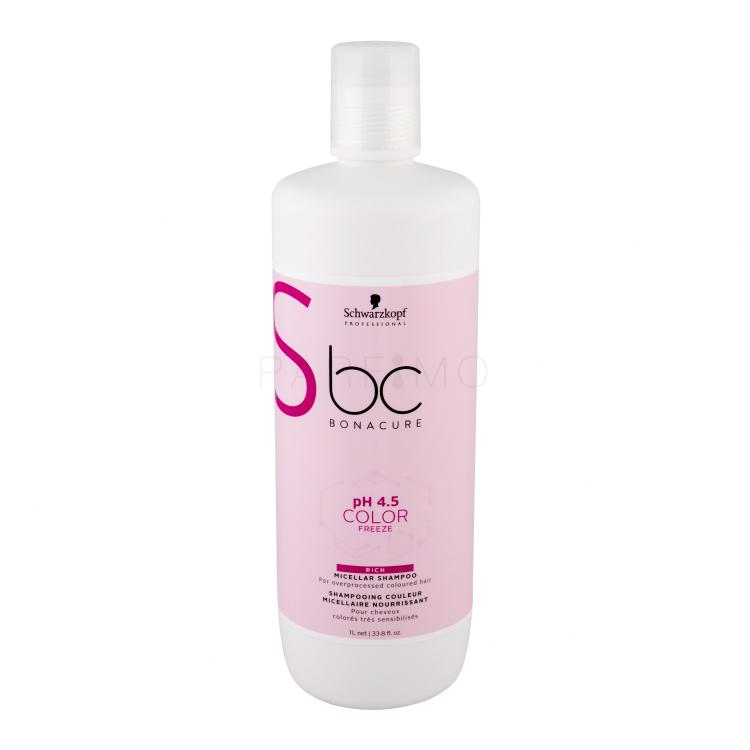 Schwarzkopf Professional BC Bonacure pH 4.5 Color Freeze Rich Micellar Šampon za ženske 1000 ml