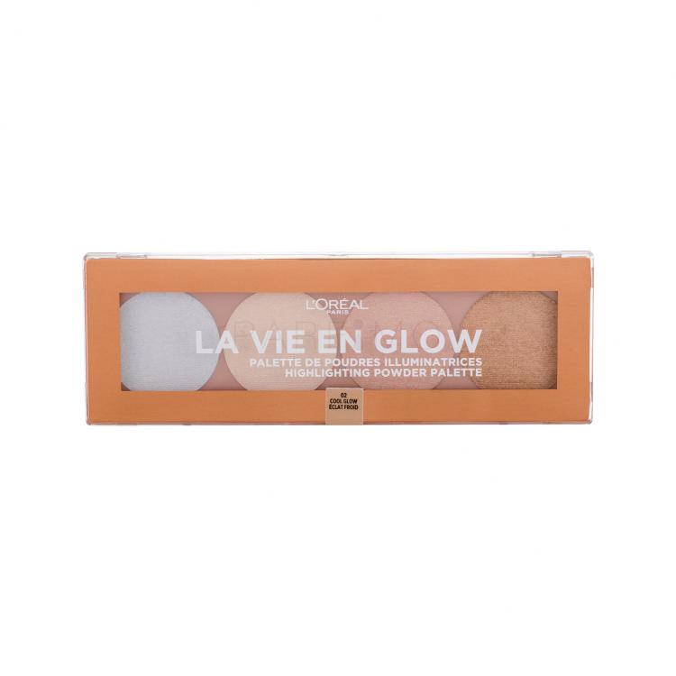 L&#039;Oréal Paris Wake Up &amp; Glow La Vie En Glow Osvetljevalec za ženske 5 g Odtenek 002 Cool Glow