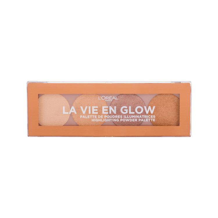 L&#039;Oréal Paris Wake Up &amp; Glow La Vie En Glow Osvetljevalec za ženske 5 g Odtenek 001 Warm Glow