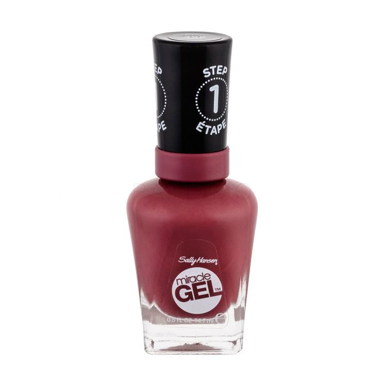 Sally Hansen Miracle Gel Lak za nohte za ženske 14,7 ml Odtenek 496 Beet, Pray, Love