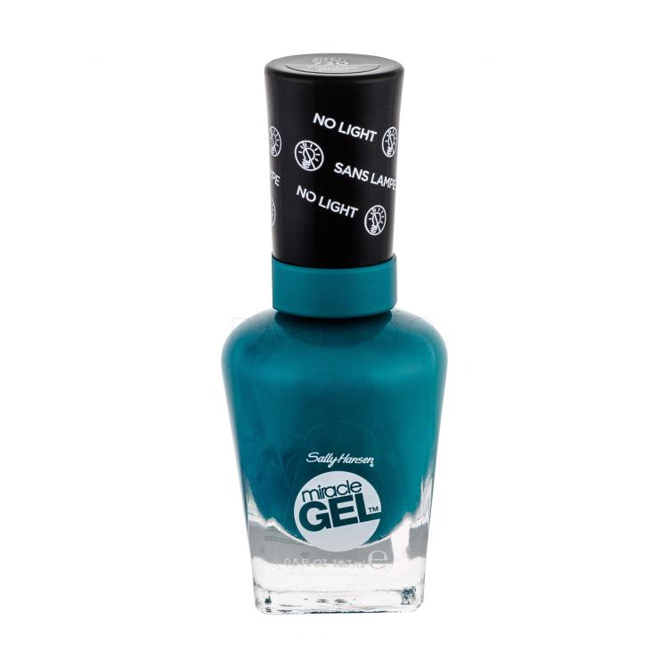 Sally Hansen Miracle Gel Lak za nohte za ženske 14,7 ml Odtenek 730 Fish-teal Braid