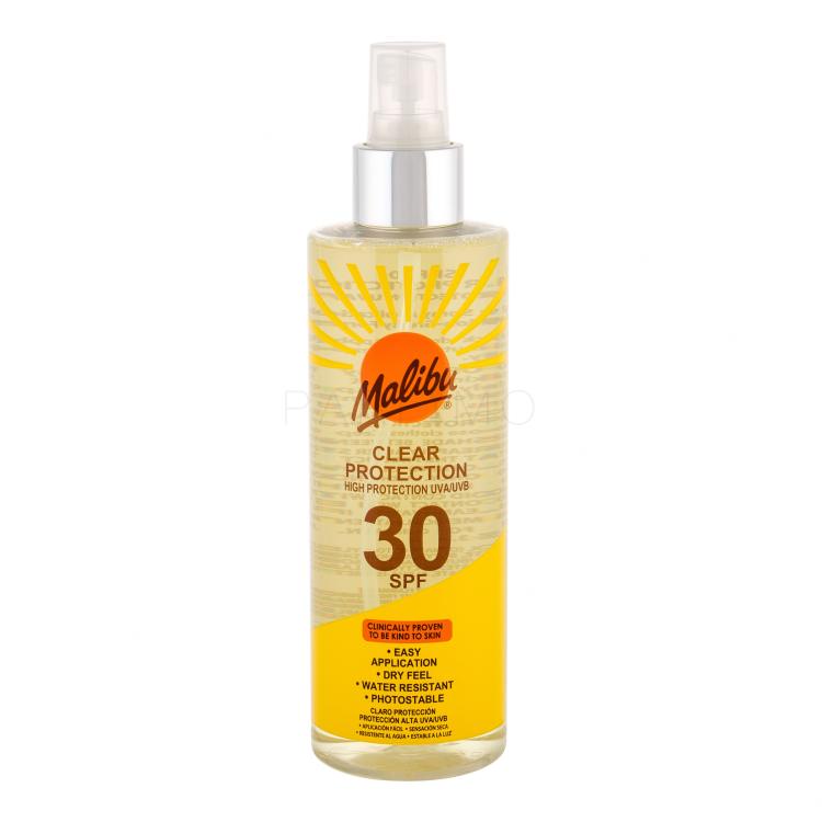 Malibu Clear Protection SPF30 Zaščita pred soncem za telo 250 ml