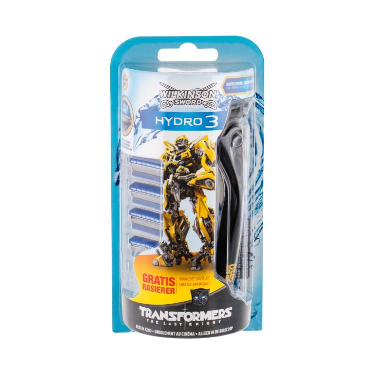Wilkinson Sword Hydro 3 Transformers Darilni set brivnik 1 kos + nadomestne britvice 4 kos
