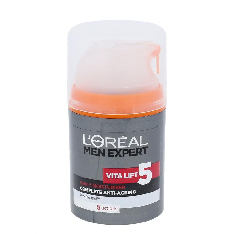 L&#039;Oréal Paris Men Expert Vita Lift 5 Dnevna krema za obraz za moške 50 ml poškodovana škatla