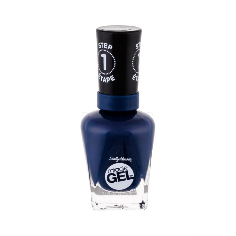 Sally Hansen Miracle Gel Lak za nohte za ženske 14,7 ml Odtenek 445 Midnight Mod