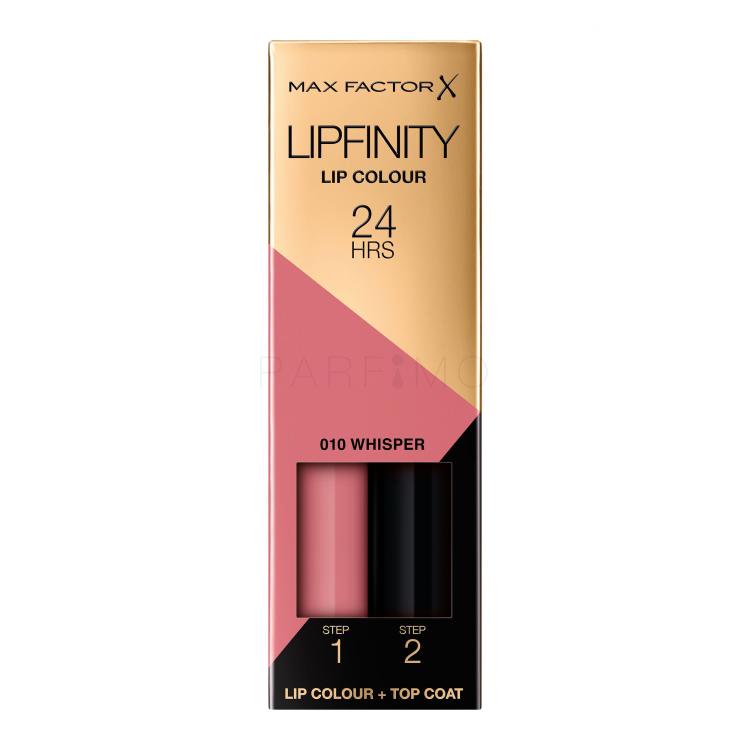 Max Factor Lipfinity 24HRS Lip Colour Šminka za ženske 4,2 g Odtenek 010 Whisper