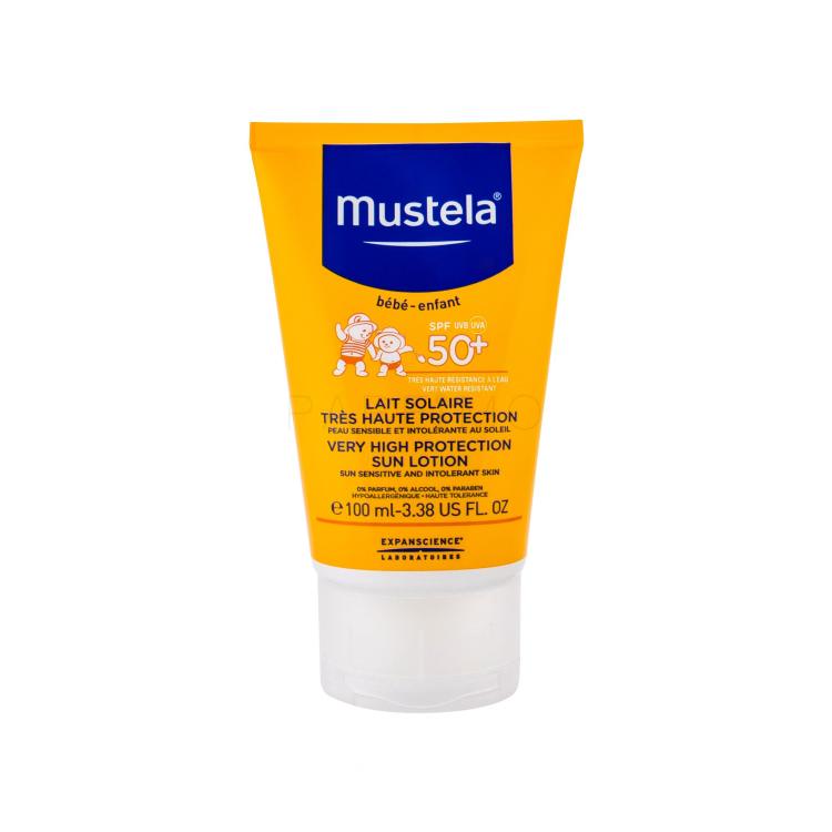 Mustela Solaires Very High Protection Sun Lotion SPF50+ Zaščita pred soncem za telo za otroke 100 ml