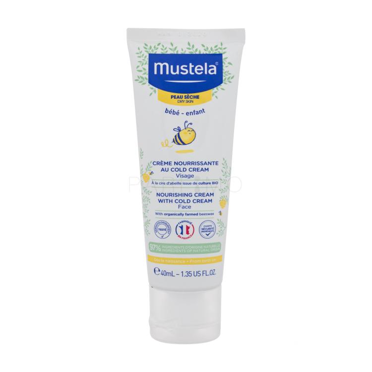 Mustela Bébé Nourishing Cream With Cold Cream Dnevna krema za obraz za otroke 40 ml
