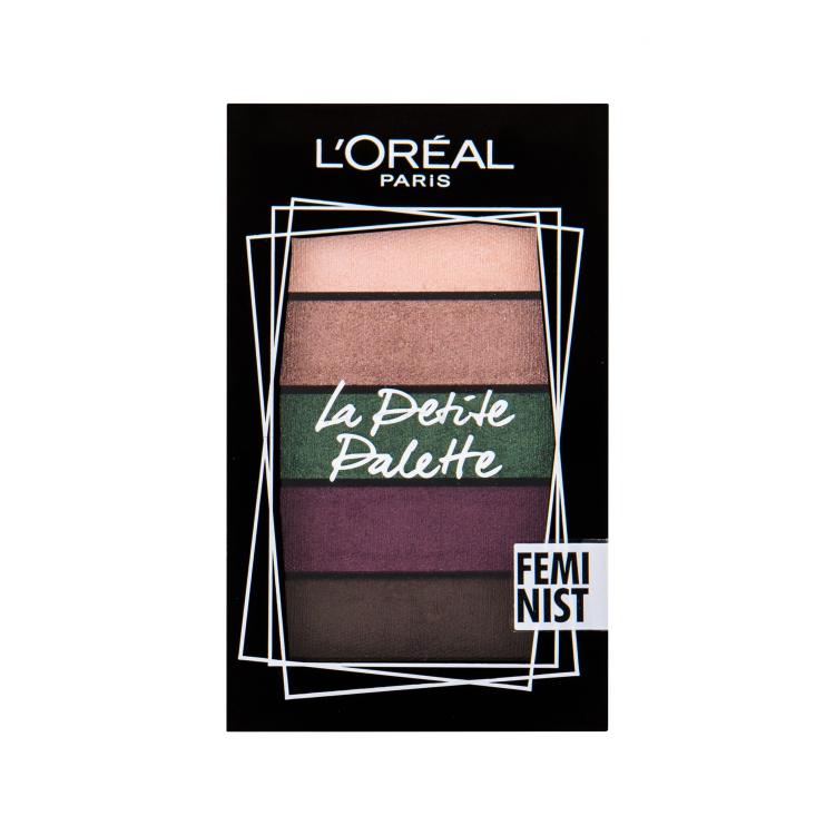 L&#039;Oréal Paris La Petite Palette Senčilo za oči za ženske 4 g Odtenek Feminist
