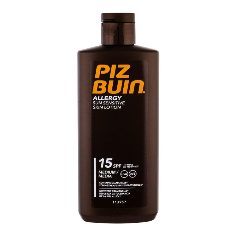 PIZ BUIN Allergy Sun Sensitive Skin Lotion SPF15 Zaščita pred soncem za telo 200 ml