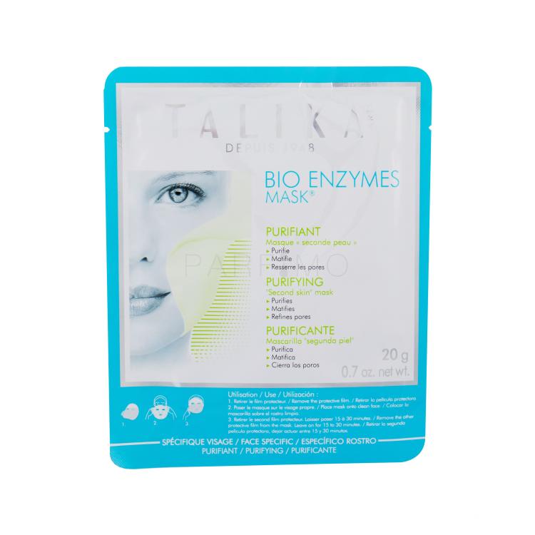 Talika Bio Enzymes Mask Purifying Maska za obraz za ženske 20 g