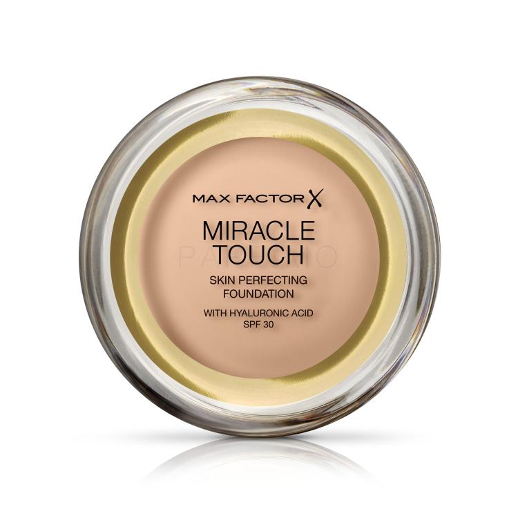 Max Factor Miracle Touch Skin Perfecting SPF30 Puder za ženske 11,5 g Odtenek 043 Golden Ivory