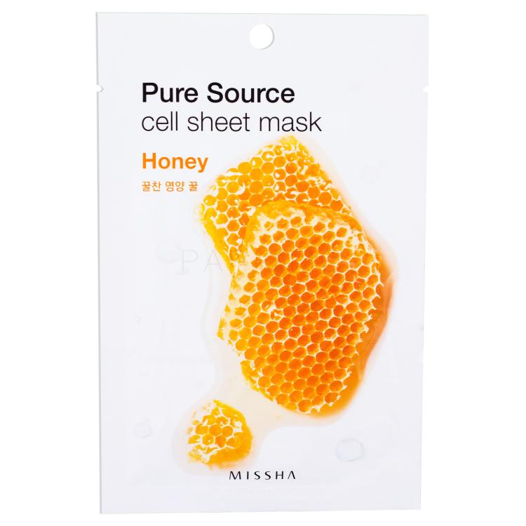 Missha Pure Source Honey Maska za obraz za ženske 21 g