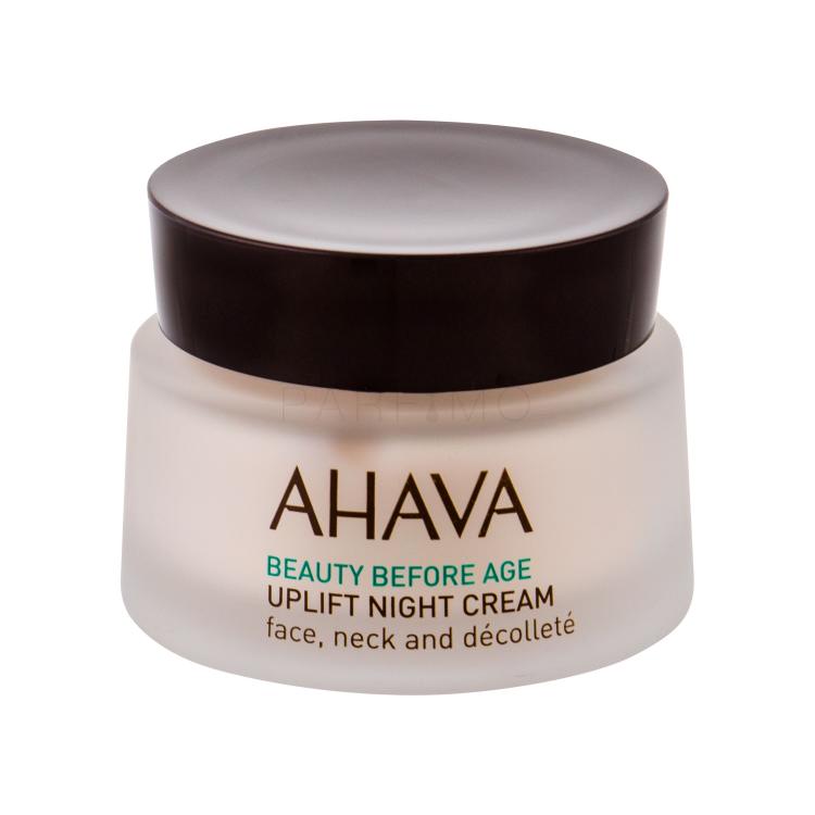 AHAVA Beauty Before Age Uplift Nočna krema za obraz za ženske 50 ml