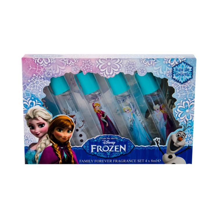 Disney Frozen Darilni set edt Anna 8 ml + edt Elsa 8 ml + edt Olaf 8 ml + edt Anna &amp; Elsa 8 ml