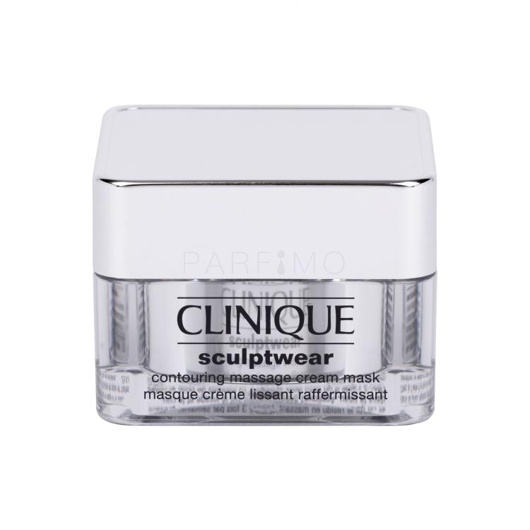 Clinique Sculptwear Massage Cream Mask Maska za obraz za ženske 50 ml tester