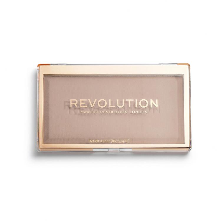 Makeup Revolution London Matte Base Puder v prahu za ženske 12 g Odtenek P5