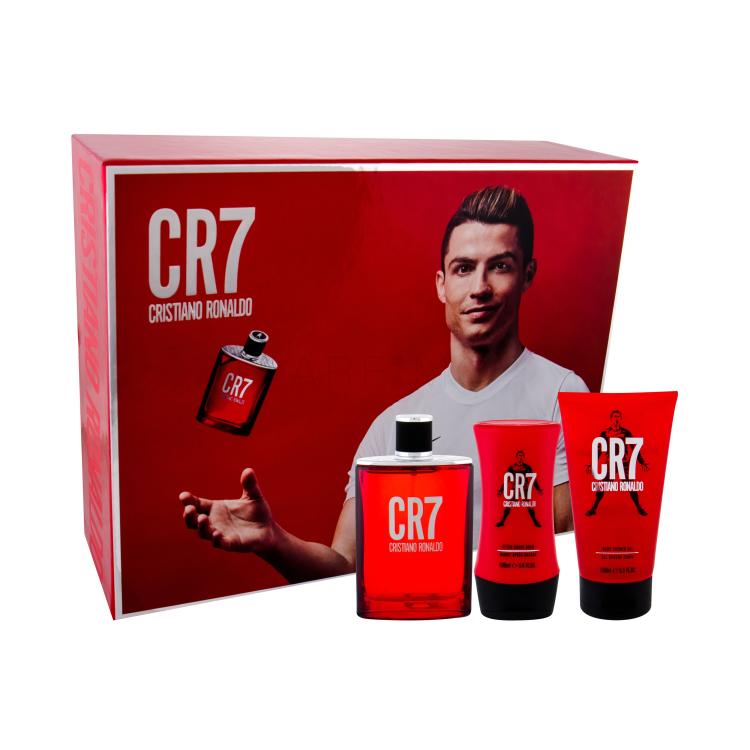 Cristiano Ronaldo CR7 Darilni set toaletna voda 100 ml + gel za prhanje 150 ml + balzam po britju 100 ml