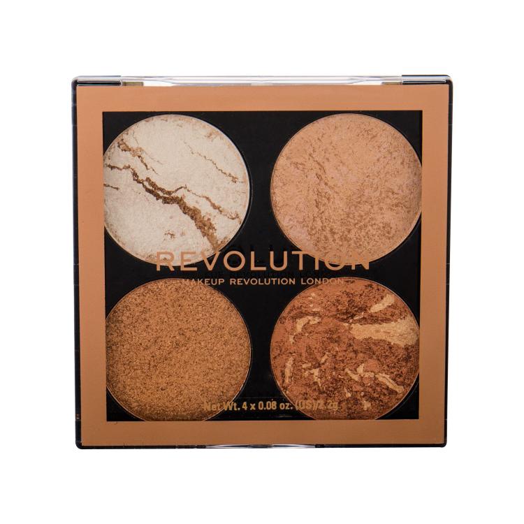 Makeup Revolution London Cheek Kit Osvetljevalec za ženske 8,8 g Odtenek Don´t Hold Back