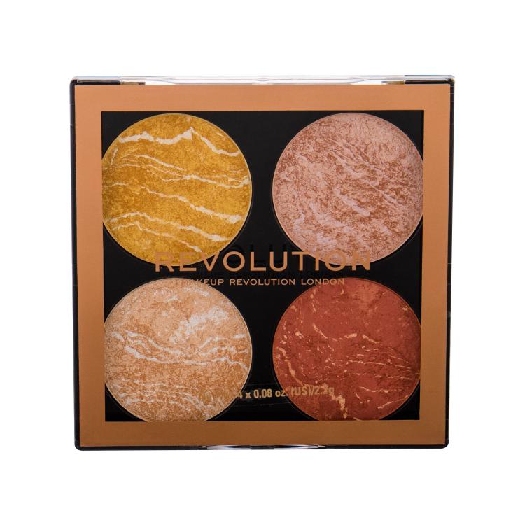 Makeup Revolution London Cheek Kit Osvetljevalec za ženske 8,8 g Odtenek Make It Count