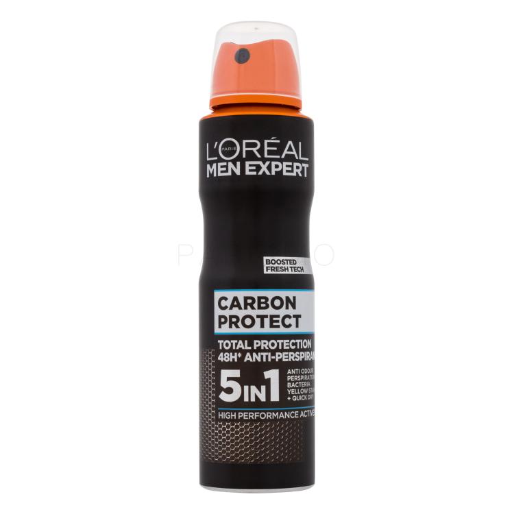 L&#039;Oréal Paris Men Expert Carbon Protect 5in1 Antiperspirant za moške 150 ml