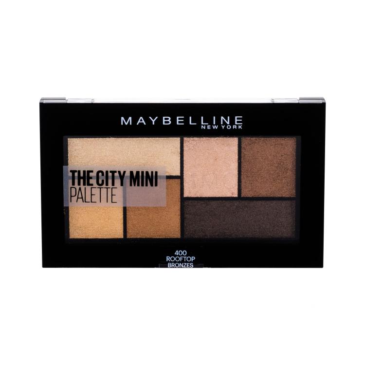 Maybelline The City Mini Senčilo za oči za ženske 6 g Odtenek 400 Rooftop Bronzes