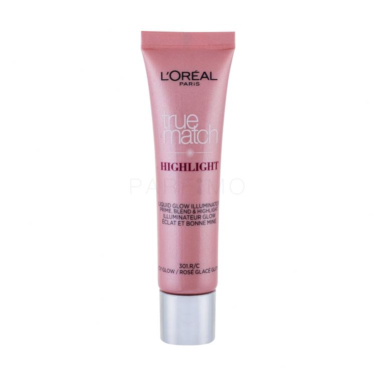 L&#039;Oréal Paris True Match Highlight Liquid Glow Osvetljevalec za ženske 30 ml Odtenek 301.R/C Icy Glow