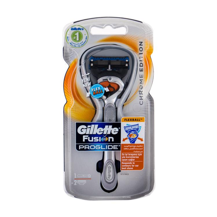 Gillette Fusion Proglide Flexball Chrome Edition Brivnik za moške 1 kos