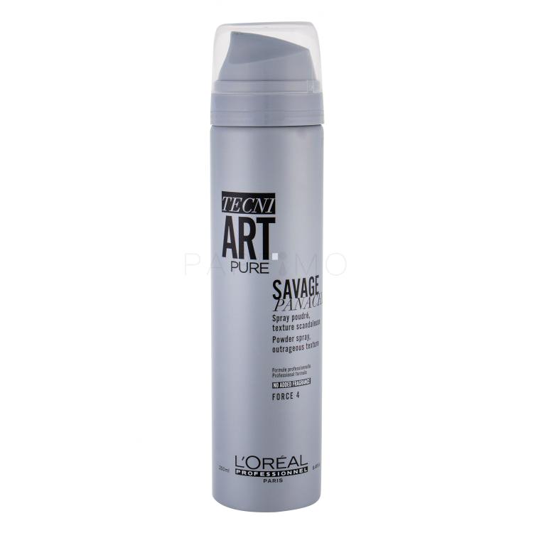 L&#039;Oréal Professionnel Tecni.Art Savage Panache Pure Powder Spray Volumen las za ženske 250 ml