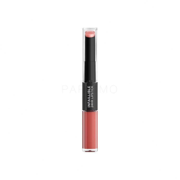 L&#039;Oréal Paris Infaillible 24H Lipstick Šminka za ženske 5 ml Odtenek 312 Incessant Russet