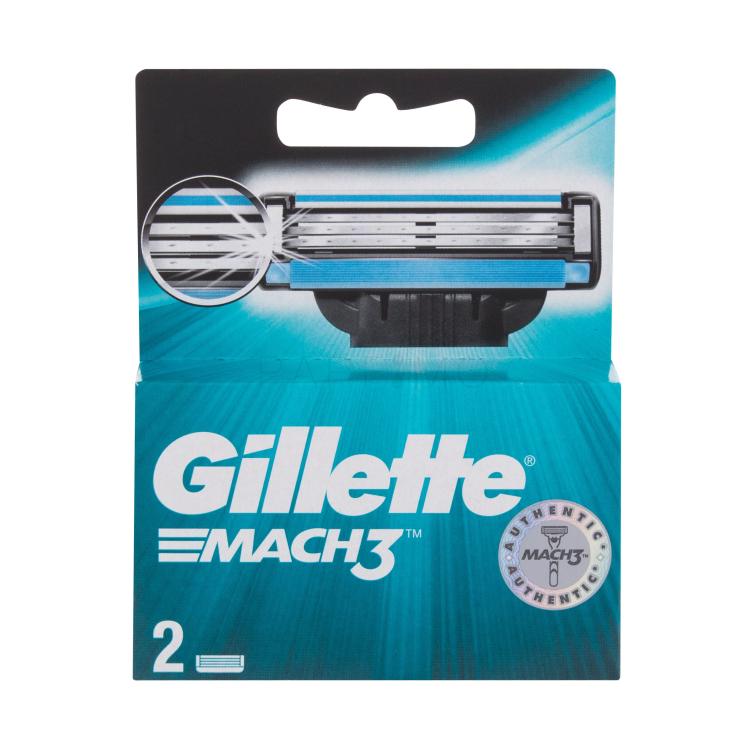 Gillette Mach3 Nadomestne britvice za moške 2 kos