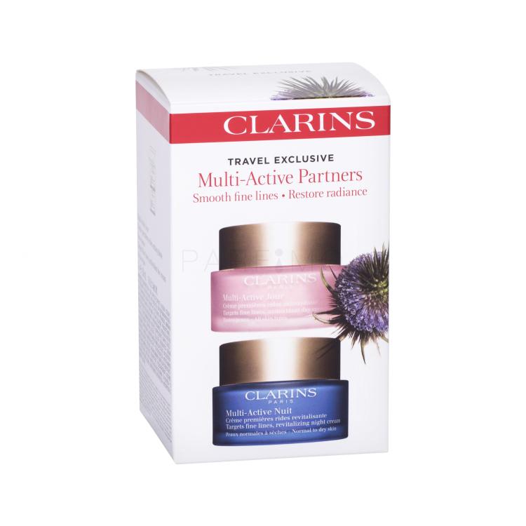Clarins Multi-Active Darilni set dnevnga nega 50 ml + nočna nega 50 ml