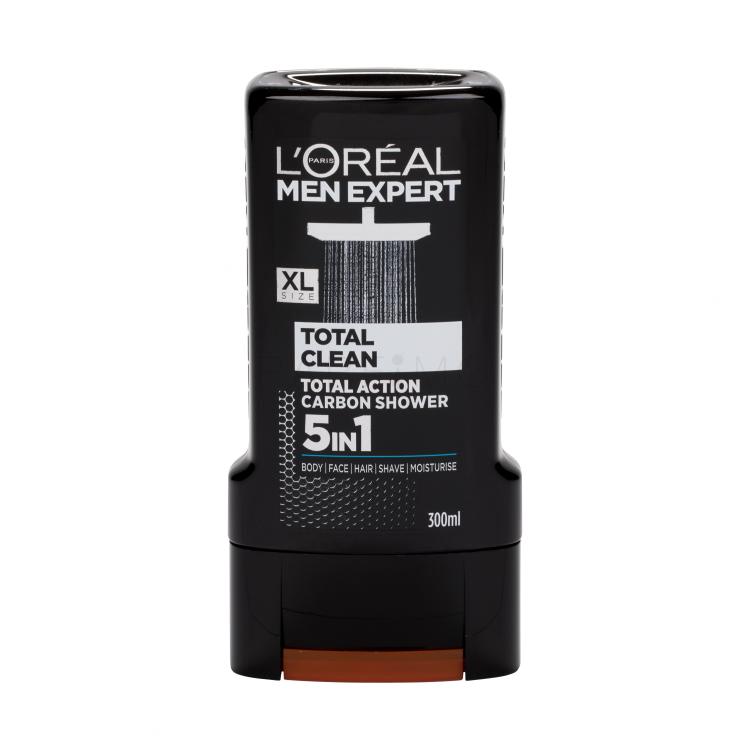 L&#039;Oréal Paris Men Expert Total Clean 5 in 1 Gel za prhanje za moške 300 ml
